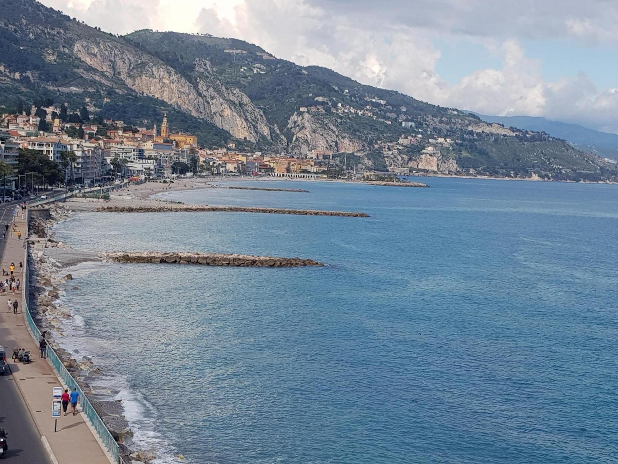 Menton Front Bord De Mer Cote D'Azur Florentina Sea View French Riviera Proche Monaco Montecarlo Superb Studio 外观 照片